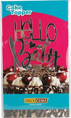 Produktbild von Cake Topper Hello Baby - Tortendeko