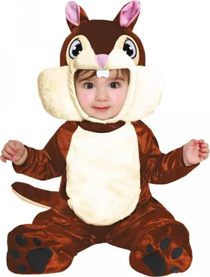 Produktbild von Niedliches Eichhörnchen Babykostüm für Fasching & Halloween Größe: 12-18 Monate