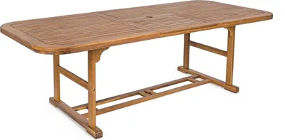 Immagine prodotto di Tavolo allungabile Noemi 180/240x100cm Rettangolare in legno di acacia Uso interno ed esterno