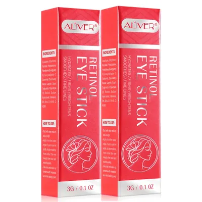 Produktbild von Augencreme Anti Aging Falten Augenpflege mit Retinol Kollagen Hyaluronsäure, 2x