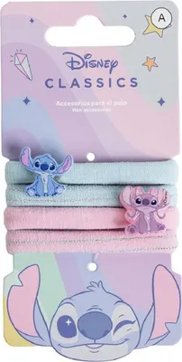 Produktbild von Lilo & Stitch Haargummis Set 4 Stück Haarbänder für Kinder