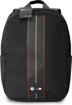 Produktbild von BMW Nylon Red Stripe - 16" Notebook-Rucksack (schwarz)