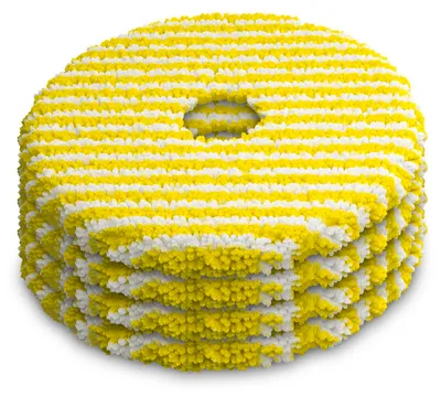 Produktbild von Kärcher Moppset RVM 4 Comfort, 4x Mikrofaser Wischmopps für Hartböden Nasswischen