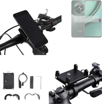 Produktbild von K-S-Trade Handyhalterung für das Fahrrad kompatibel mit Realme Narzo 70 Pro 5G Halter Lenkstange Fahrradhalterung Motorrad Bike Mount Befestigung