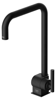 Produktbild von Schwarze Küchenarmatur 360° Messing Wasserhahn
