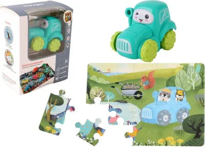 Imagen del producto de Rompecabezas de coches. Aventura en la carretera. Tractor