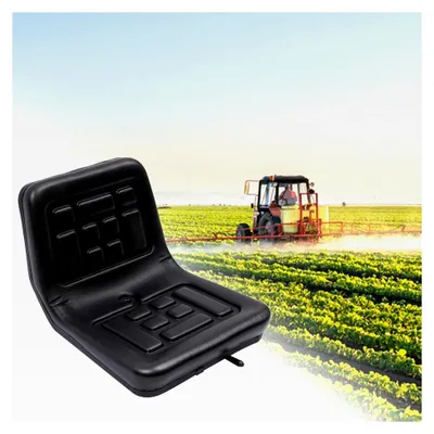 Produktbild von Traktorsitz für Aufsitzmäher, Rasentraktor, Minibagger, Staplersitz, Baggersitz, Baumaschinensitz, universeller Fahrersitz, Gabelstapler mit 140 mm Gleiten