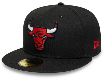Produktbild von New Era 59Fifty Fitted Cap NBA Chicago Bulls schwarz - 7 1/4