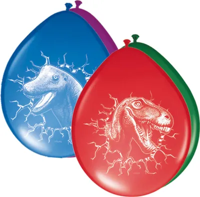 Obrázok produktu pre 6 balónov s dinosaurami