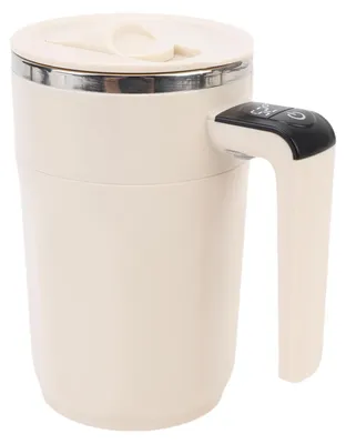 Zdjęcie produktu dla Automatyczny kubek do kawy z cyfrowym wyświetlaczem temperatury Magnetyczny kubek samomieszający 400 ml 7000 obr