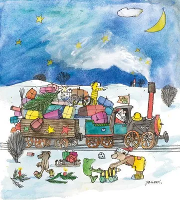 Produktbild von Janoschs Adventskalender "Weihnachtsexpress"