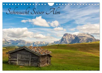 Produktbild von Sehnsucht Seiser Alm (Wandkalender 2027 DIN A4 quer), CALVENDO Monatskalender