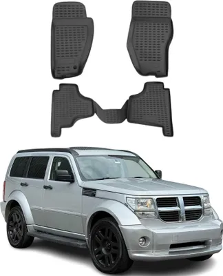 Obrázok produktu pre 2007-2012 Dodge Nitro podlahové rohože TPE čierne 4 ks