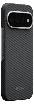 Image de Étui en aramide pour Google Pixel 11 Pro, modèle ultra-fin PITAKA avec MagSafe, couleur noir et gris