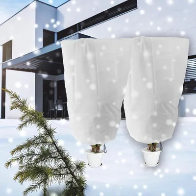 Zdjęcie produktu dla Zimowa ochrona roślin Osłona przeciwmrozowa duża 160x100 cm 2 szt