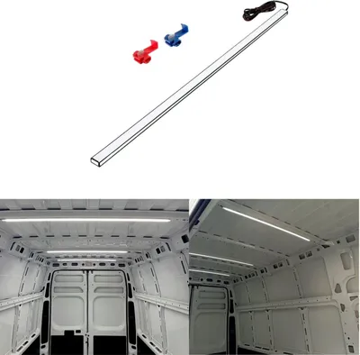 Produktbild von LED Laderaumbeleuchtung Innenbeleuchtung Kofferraum schwarz 100cm Licht milchig 10031