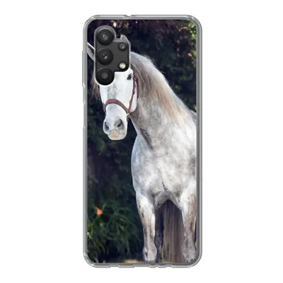 Produktbild von MuchoWow® Handyhülle Schutzhülle Hülle für Samsung Galaxy A32 5G Pferd - Halfter - Natur Silikon Softcase Handy Hülle - Softcase