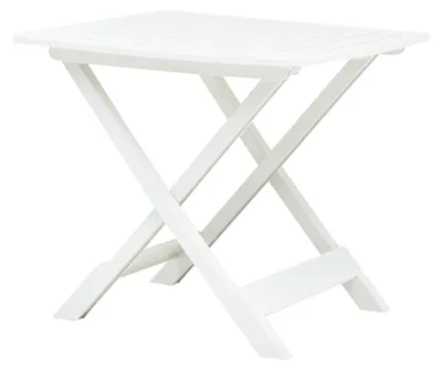 Produktbild von Gartentisch Klappbar Weiß 79 x 72 x 70 cm