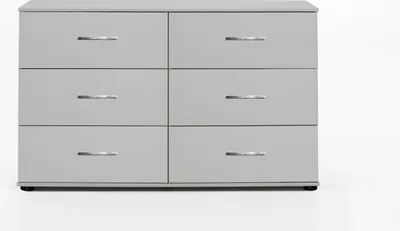 Produktbild von Schubkastenkommode >Anna< in WEISS - 130x83x41cm (BxHxT)
