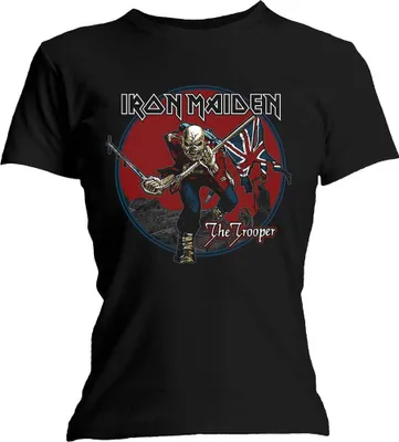 Produktbild von Iron Maiden Trooper Red Sky Black L Damen T-Shirt