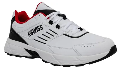 Produktbild von K-Swiss Herren Sneaker Fario LTH Trainer 04778-122-M White Black Marsred, Schuhgröße:44 EU