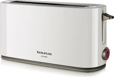 Image de Grille-pain Mytoast 1000w 1000w, 2 Fentes Larges, Design Compact - Taurus
