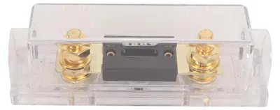 250A ANL-Sicherung mit Halter, vergoldet, 32V, für 0/2/4 AWG