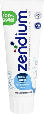 Produktbild von Zendium Tandpasta – Fresh & White 75 ml