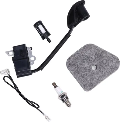 Image de Z��module de bobine d'extrémité -éponge -Z��filtre de bougie d'extrémité pour STIHL FS90R FS100R Kit haute pression