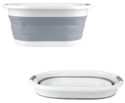 Obrázek produktu pro Koš na prádlo Beldray, skládací, objem 37 litrů, plastový, s rukojeťmi, skládací