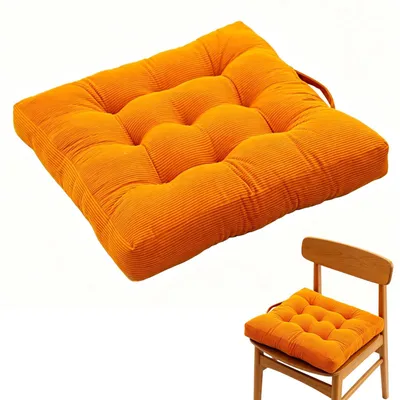 Sitzkissen 50x50 cm, 10 cm dick, 100% Baumwolle, mit Tragegriff