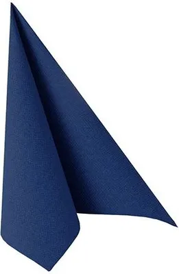 Produktbild von Papstar Servietten "ROYAL Collection" 1/4-Falz 33 cm x 33 cm dunkelblau, 12 x 20 Stück