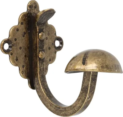 Produktbild von Rustikaler Kleiderhaken Mantelhaken Wandhaken vers. Farben Garderobenhaken Metallhaken Antik Messing