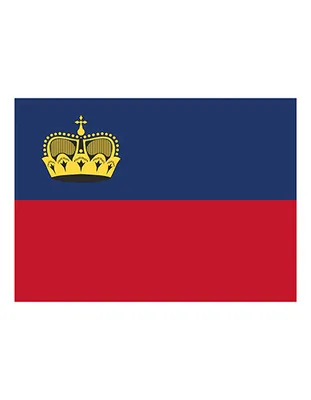 Produktbild von Fahne Liechtenstein / 90 x 150 cm - Farbe: Liechtenstein - Größe: 90 x 150 cm