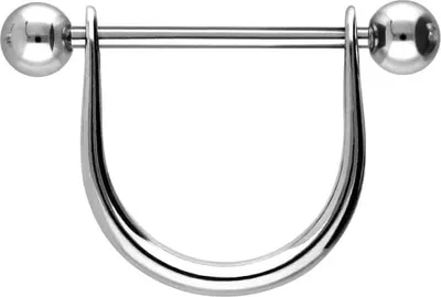 Produktbild von Brustwarzenpiercing, Zungenpiercing, Intim-Piercing Chirurgenstahl Nippelpiercing Brustbügel