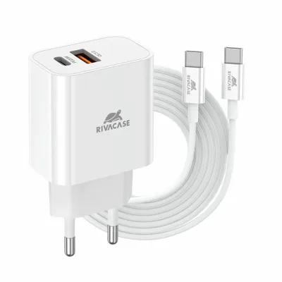Obrázok produktu pre Nabíjačka 220V 20W Usb+Type-C+Kábel Ps4102