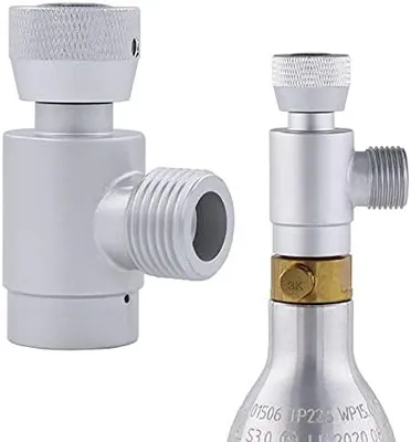 Produktbild von Zylinderadapter, selbstgemachter Bierfassregler TR21.4 auf W21.8, Zubehör für Sodamaker-Maschinen, ideal für die Zylinderumwandlung.