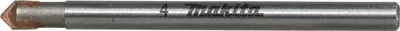 Zdjęcie produktu dla Makita D-78411, Wiertarka, Wiertło do szkła, Reguła prawej dłoni, 4 mm, 51 mm, Szkło