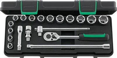Obrázek produktu pro Stahlwille 96023132 Juego Completo De Llave De Vaso 3/8" 456/14/5I Kn