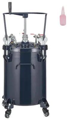 Productafbeelding van VEVOR drukreservoir, verfcontainer, spuitverf, drukbeker 30 liter, druk tank, 70 psi, verfspuit, verfcontainer, Φ 80 x 42,5 cm, spuitverf, drukbeker, tank, verfcontainer, verfspuitpistolen, lakken, beitsen