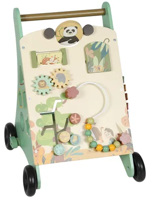 Productafbeelding van AIYAPLAY Loopwagentje van hout, Montessori loophulp met xylofoon, groen
