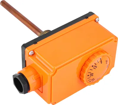 G1/2 Außengewinde Warmwasserrohrthermostat Temperaturregler 90 ° C Hochtemperatur Start