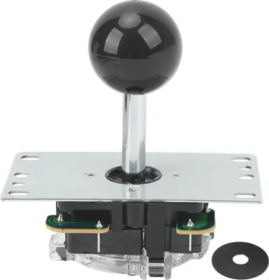 Productafbeelding van Arcade joystick gamepad, doe-het-zelf, vervangingsonderdelen voor vechtstokken, printplaat met kogellager, zwart