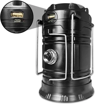 Produktbild von Solar-energie-ladbare Taschenlampe, 2er-Set, waterdicht, lichtgewicht, USB-ladbar, für Innen/Außen/Notfall, Wandern