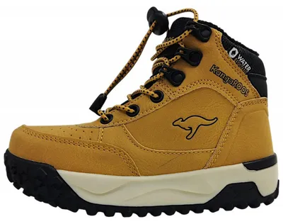 Immagine prodotto di KangaRoos K-NB Sault RV, scarpe da bambino, stivali con lacci, color marrone, modello casual