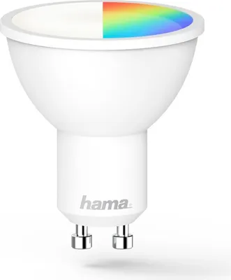 Produktbild von Hama WLAN-LED-Lampe GU10 5,5W RGBW, dimmbar, Reflektor  176598