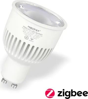 Produktbild von MiBoxer SMART LED Leuchtmittel GU10 6W 550 lm 30° Dimmbar | Zigbee 3.0 | FUT106Z | RGB+CCT