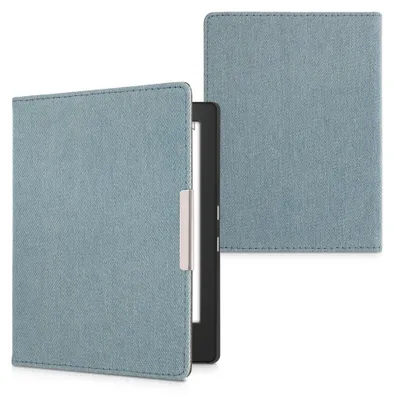 Produktbild von kwmobile Klapphülle kompatibel mit Kobo Aura H2O Edition 1 - Schutzhülle e-Reader - Hülle eReader - Hellblau