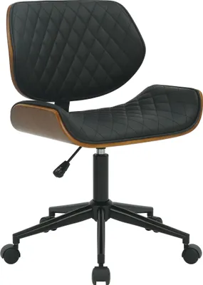 Produktbild von Bürostuhl HLO-CP177 Kunstleder  walnuss/schwarz