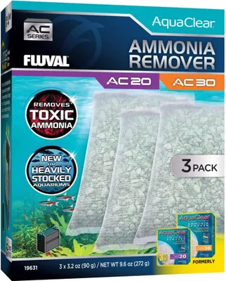 Obrázok produktu pre Fluval AC20/30 FILTER Elm Amonia Economy Pack 3ks